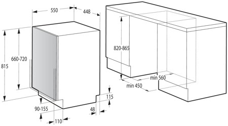 Посудомоечная машина Gorenje GV520E15
