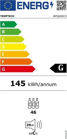 Винный шкаф Temptech WPQ60DCS