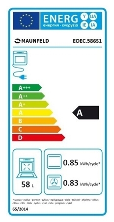 Электрический духовой шкаф MAUNFELD EOEC 586 S1