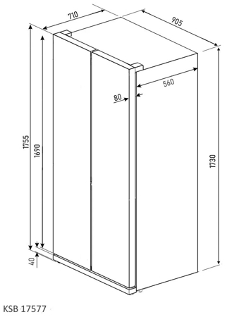 Холодильник Kuppersberg KSB 17577 CG