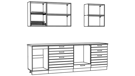 Кухонный гарнитур Линда 2