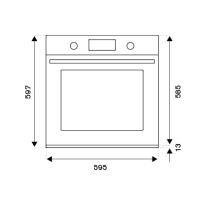 Электрический духовой шкаф Bertazzoni F6011PROPTX/23