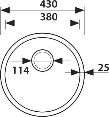 Кухонная мойка Kaiser KSM-4302 графит