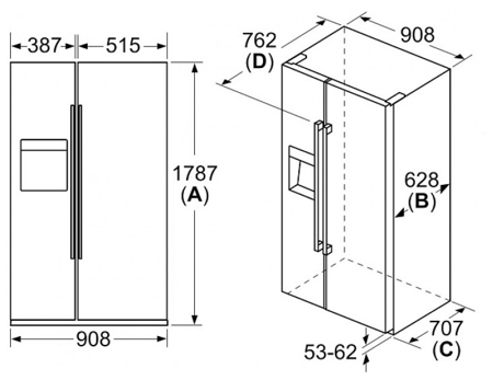 Холодильник Bosch KAI93VI304