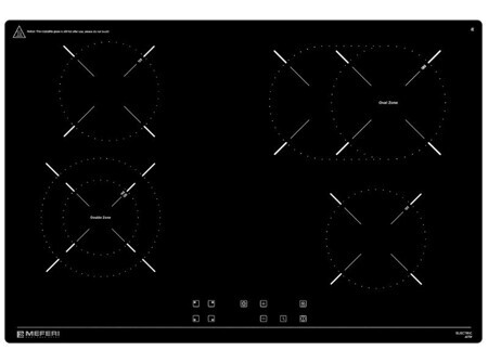 Электрическая варочная панель Meferi MEH754BK Ultra