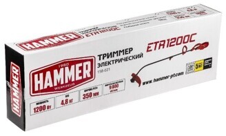 Триммер электрический Hammer ETR1200C