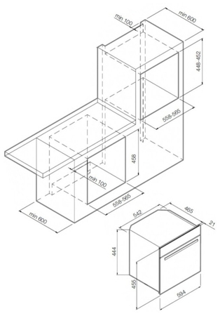 Встраиваемая микроволновая печь GRAUDE MWGK 45.0 S