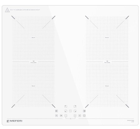 Индукционная варочная панель Meferi MIH604WH Ultra