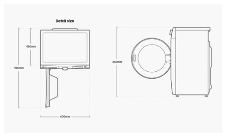 Стиральная машина Samsung WW70A5S21KE LD