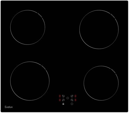 Индукционная варочная панель Evelux HEI 640 B