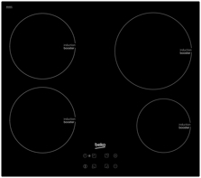 Индукционная варочная панель Beko HII 64400 AT