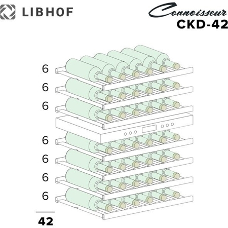 Винный шкаф Libhof CKD 42 Black