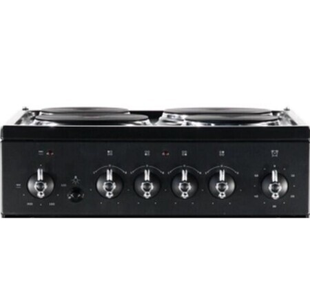 Электрическая плита DeLuxe 5004.16э-025 черный матовый
