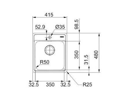 Кухонная мойка Franke BCX 610-42 TL (101.0689.880)