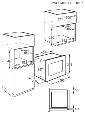 Встраиваемая микроволновая печь Zanussi ZMBN 2 SX